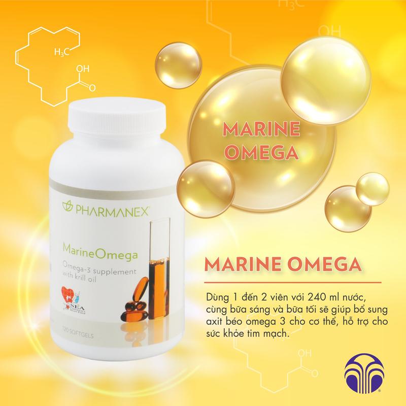 Product Introduction of Thực Phẩm bảo vệ sức khỏe Nuskin Marine Omega 3 - Hộp 120 viên 1