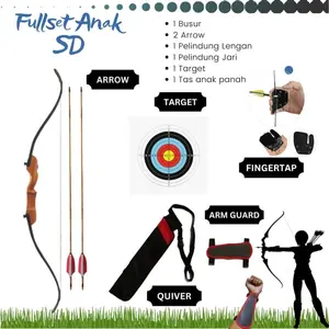 Busur Panah Panahan Paket Anak SD Pemula