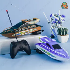 TFO - Mini RC Remote Control 1:24 Speed Boat Toy - Mainan Anak Remot Kontrol Kapal - SFO Semarang Official