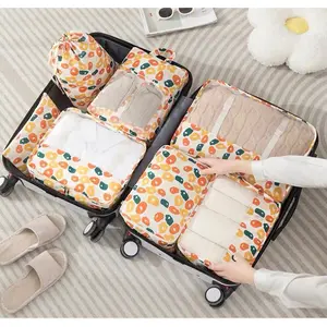 TAS TRAVELLING BAG ORGANIZER 7 IN 1 (ISI 7 PCS) / TAS TRAVEL ORGANIZER / SANDY 7IN1 TRAVEL POUCH / STORAGE BAG / TAS DALAM KOPER 7IN1 SET 7PCS / TRAVEL LUGGAGE ORGANIZER HIGH QUALITY