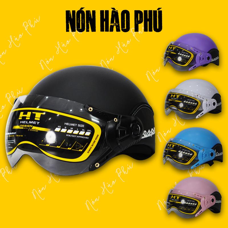 Mũ bảo hiểm VESPA DA có kính gập lên gập xuống cho nam nữ che nắng che bụi CHÍNH HÃNG | NÓN BẢO HIỂM CAO CẤP KÍNH CÀNG