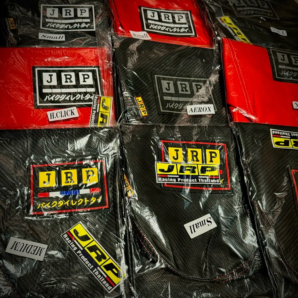 ORIGINAL JRP SEAT COVER / RUBBERIZED SEAT COVER MAY TAHI / JRP SEAT COVER MIO SPORTY / SOULTY / RAIDER / SMASH / WAVE / MIO I 125 / AEROX / NMAX V1 V2 / HONDA CLICK / TMX