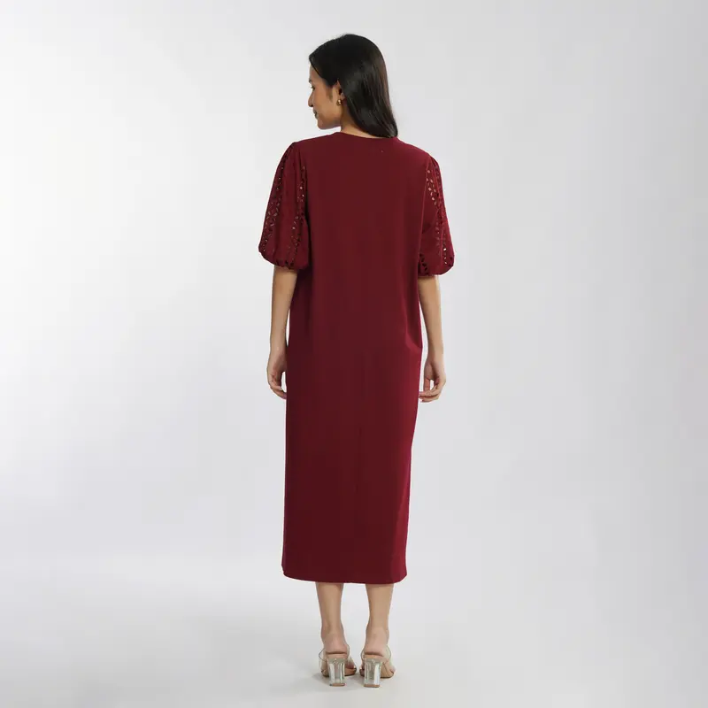 Momelca Wika Daily Dress - Gaun Basic Nyaman Casual Katun Untuk Wanita 3