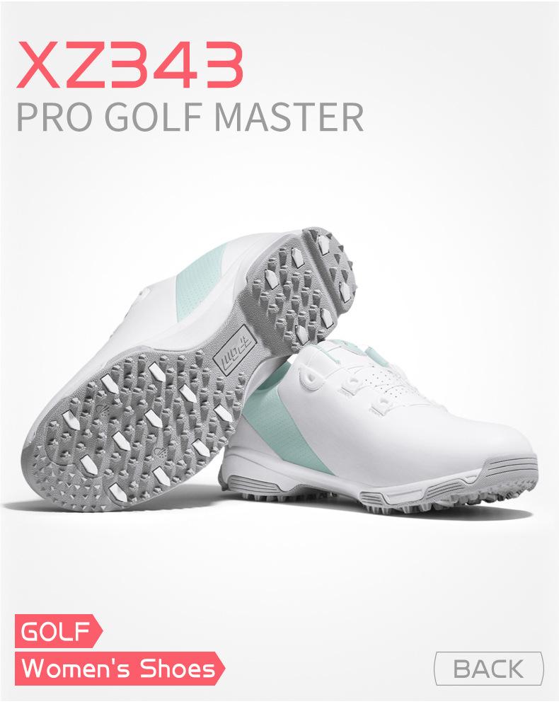 Product Introduction of [PGM] Golf Shoe Women's Waterproof Sneakers Anti-Slip Lightweight Knob Comfortable Shock-Absorbing Mid-Sole Nail-Free Shoes Xz343 31