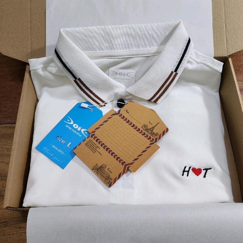 Áo POLO thêu chữ cái hoặc Tên theo yêu cầu vị trí ở NGƯC hoặc TAY áo - Menswear Có Cổ