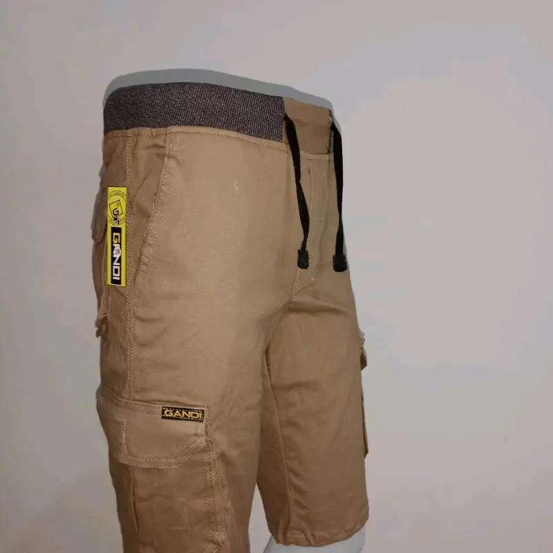 Celana  pendek cargo pria, Celana pendek kolor, Celana pendek kimpul pria Polos Karet Katun Motif Nyaman 4