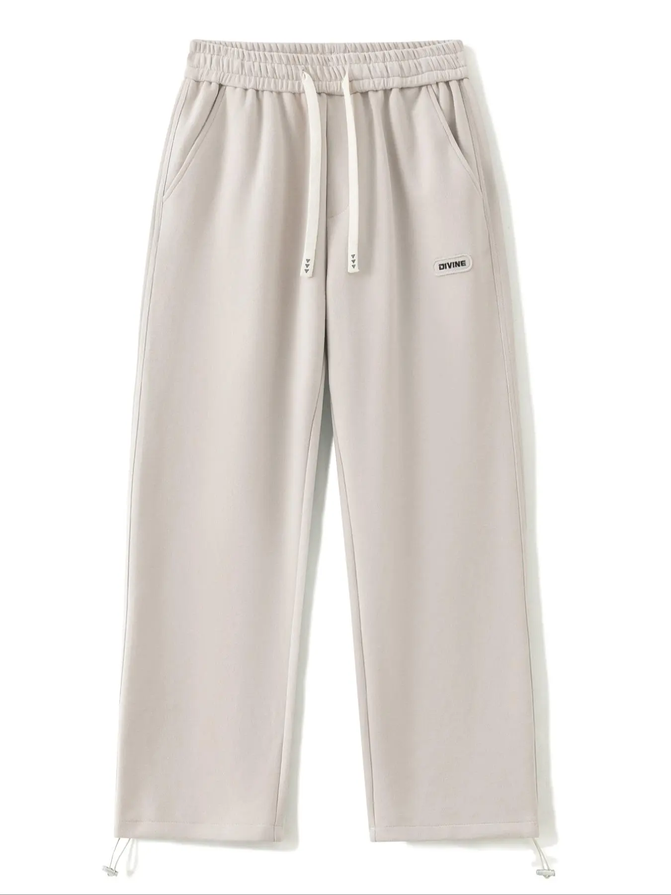 Men's Letter Print Drawstring Waist Sweatpants, Casual Regular Fit Pants for Spring & Fall, Men's Trousers for Daily Wear
