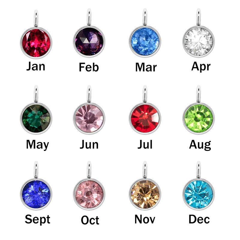Product Introduction of 038 Personalized Gift Stainless Steel Diamond-encrusted Boys Girls Necklace DIY Lettering Pendant 6