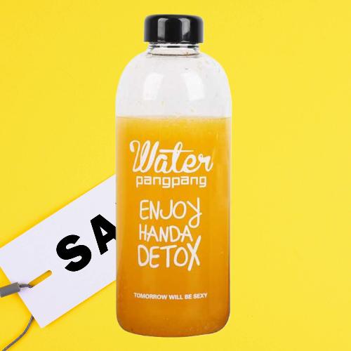Botol Minum Plastik Detox Infused Water Bottle BPA Free 1L LAMHANDA Minuman Kitchenware 2