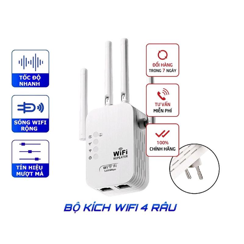 Bộ Mở Rộng kích sóng WiFi 4 Râu tốc độ 300mbps mở rộng vùng phủ sóng,cải thiện tốc độ mạng có thể phát wifi từ dây LAN
