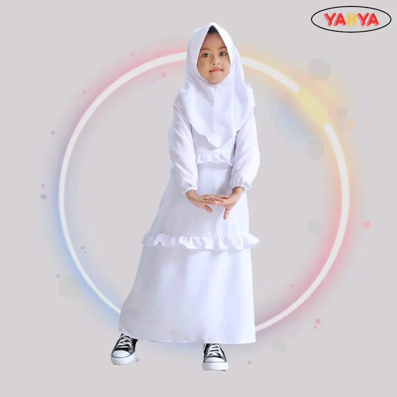 Gamis Anak Putih Terbaru Kekinian Gamis Anak Terbaru 2023 4