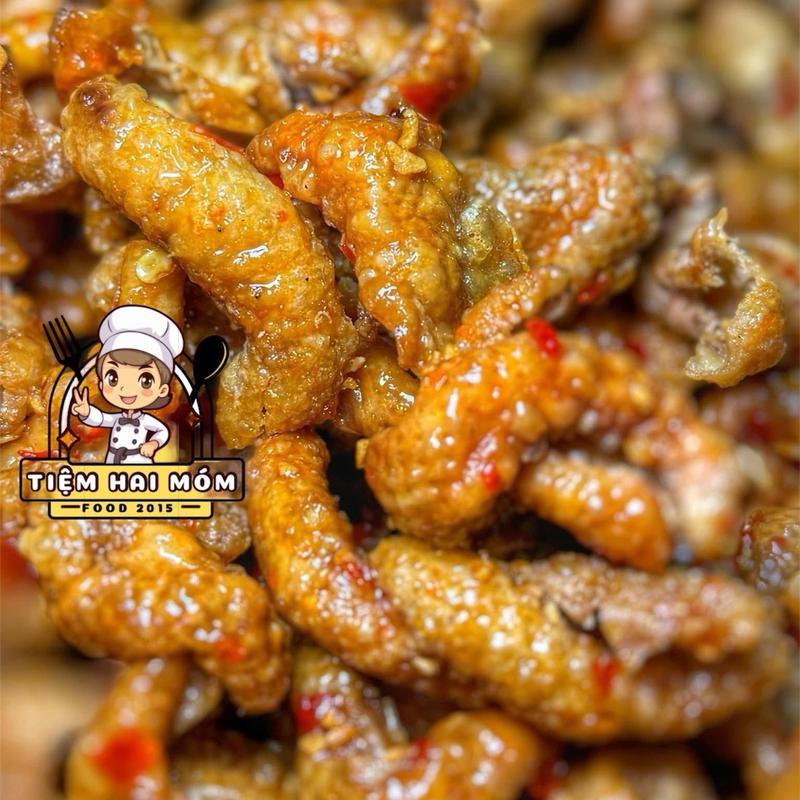 HÌNH THẬT Da Gà Chiên Giòn Sấy Mắm Ớt Cay Thơm Siêu Ngon Nhà Làm Tươi Ngon Sạch Sẽ Vị Mặn Ngọt Đậm Đà Giòn Rụm Rất Ngon Ko Dùng Da Đông Lạnh