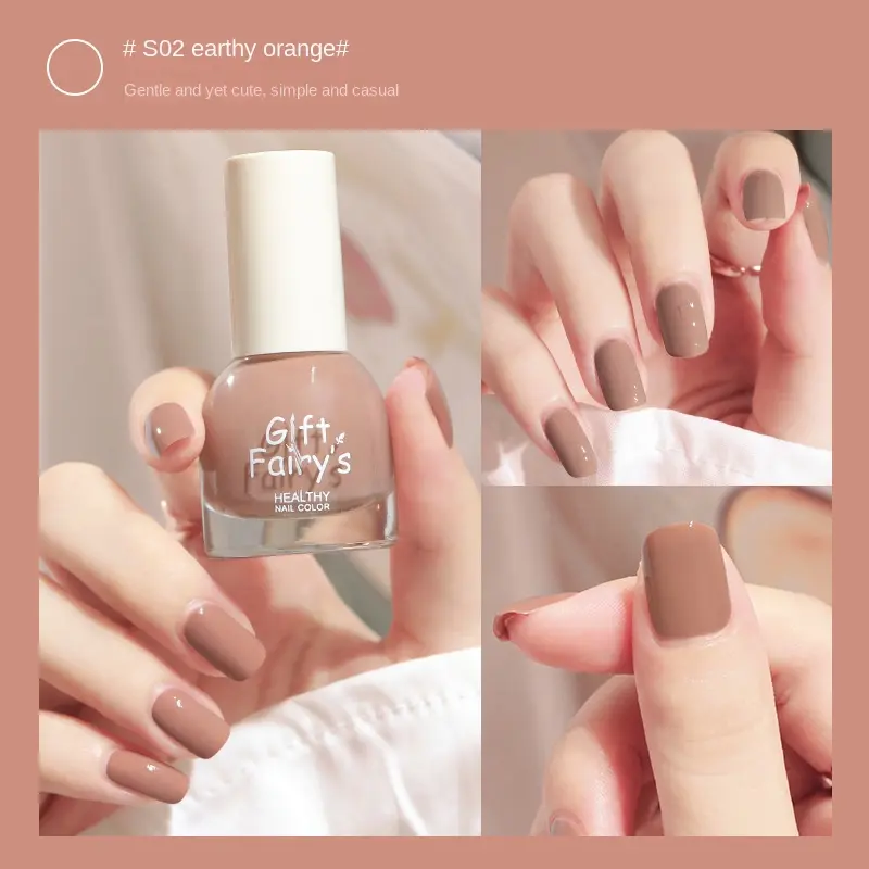 Sơn móng tay Sơn móng tay khô nhanh có thể bóc được gốc nước cho trẻ em và phụ nữ mang thai Sơn móng tay không cần nướng kiểu mới