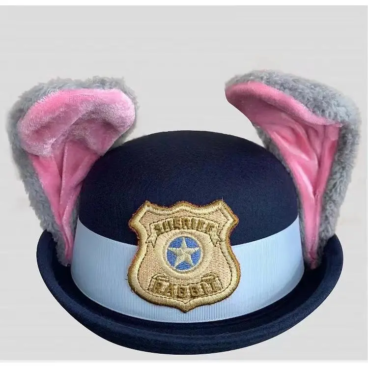 Zootopia Police 耳帽子 Officer Judy Hopps Hat - Zootopia Bunny Ears Police Cap for Kids