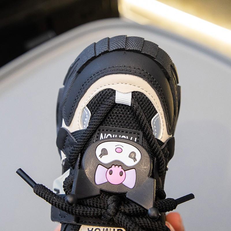 Product Introduction of 2025 Children Fashion Kuromi Sneakers for Girls Spring New Korean Style Soft Bottom Anti-slippery Versatile Chic School Sports Shoes 11
