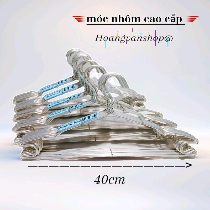 Mã:C_H4 [Giá xưởng] COMBO 100 MÓC ÁO NHÔM NGƯỜI LỚN _ LOẠI DÀY. kích thước sản phẩm 40cm, kiểu dáng chữ C có nhấn vai (móc nhôm loại dày, kiểu C)