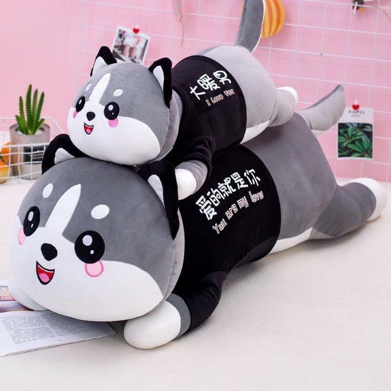 Mèo Bông Husky Siêu To Khổng Lồ, Siêu Dễ Thương Gấu Bông Dễ Thương Thú Bông Thú Nhồi Bông Toy Đồ Chơi Phát Nhạc