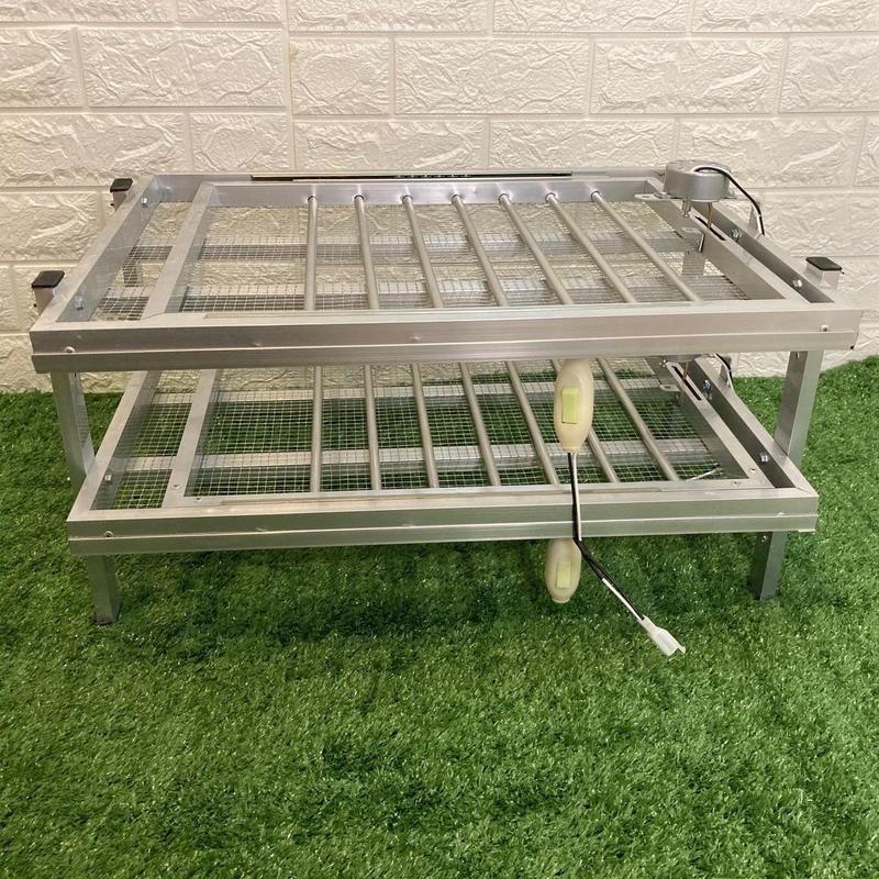 2 Khay đảo trứng bằng nhôm tự động chuyên dùng cho máy ấp trứng (gà 54 quả),vịt, cút, trĩ, bồ câu...) Lắp máy 108 trứng