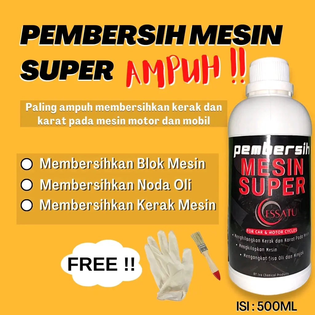 Cairan Pembersih Mesin Super Bandel Essatu 500ML