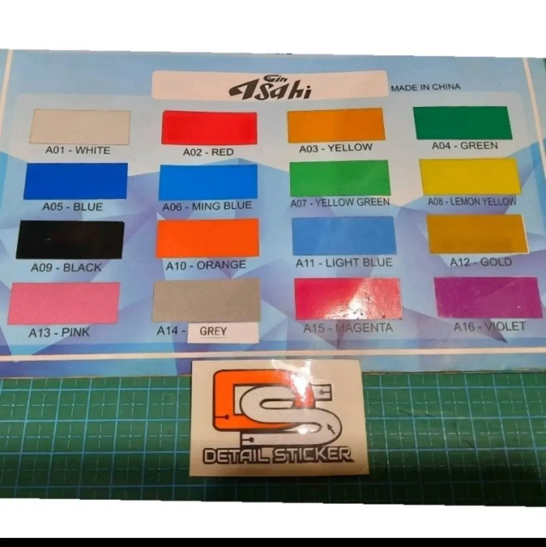 Sticker Scotlight Asahi Reflective Memantulkan Cahaya Bahan Cutting Sticker