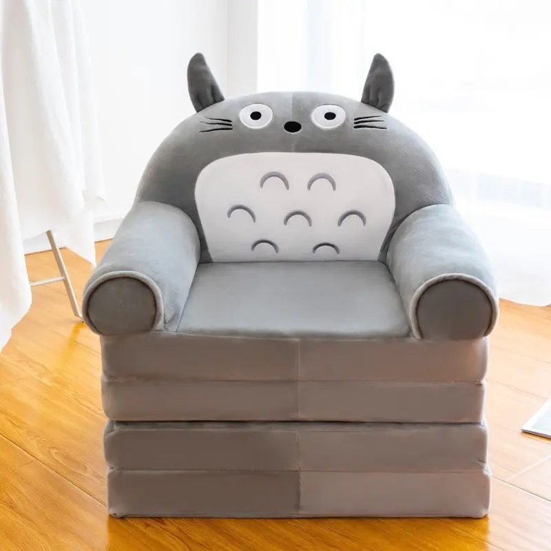 ￼Ghế Sofa Giường 4 tầng - Ghế Lười Hình Thú Cho Bé (Hàng loại 1) mẫu mới Voi 0