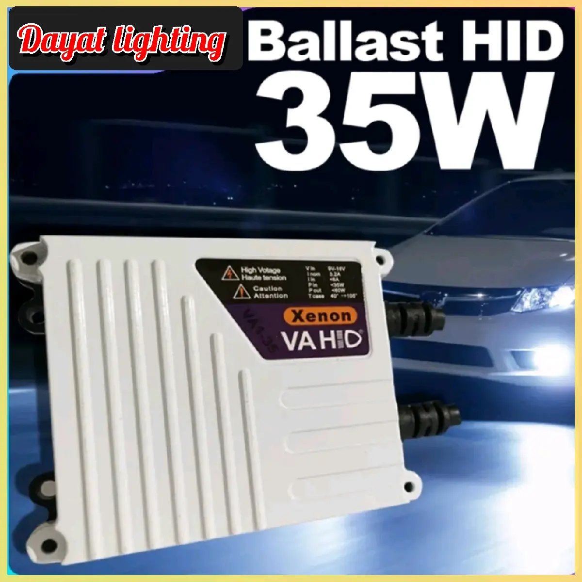 Ballast Hid xenon 35 Watt Type AC Vahid