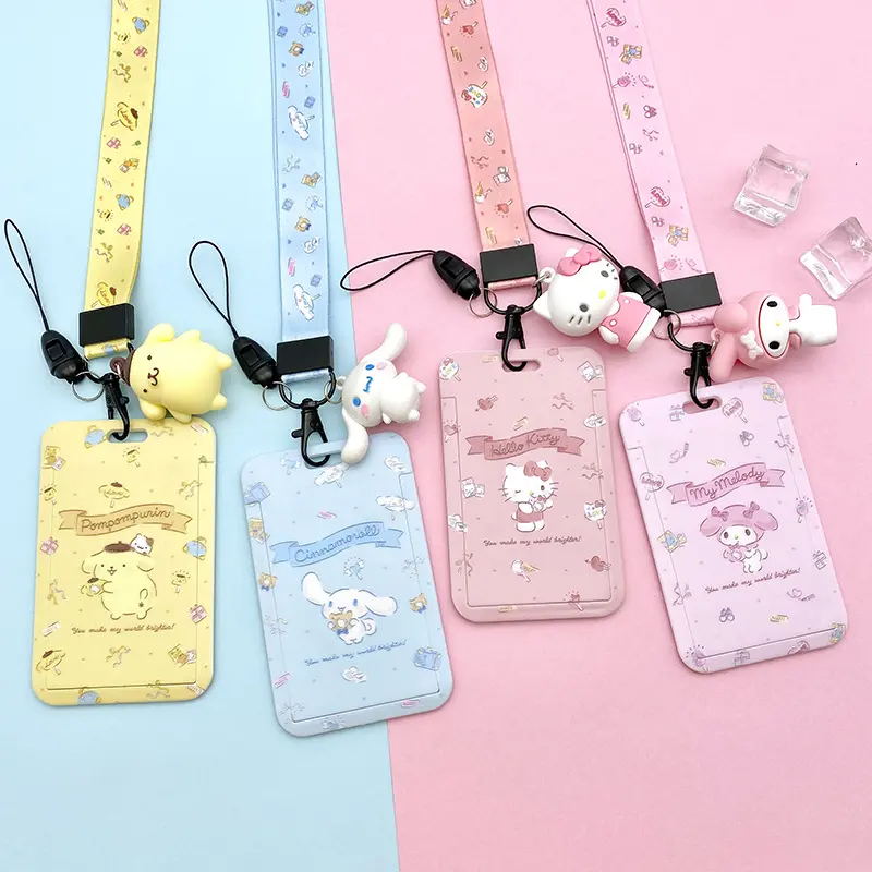 Kalung Holder Kartu Lucu / ID Card Holder Name Tag Karakter Sanrio