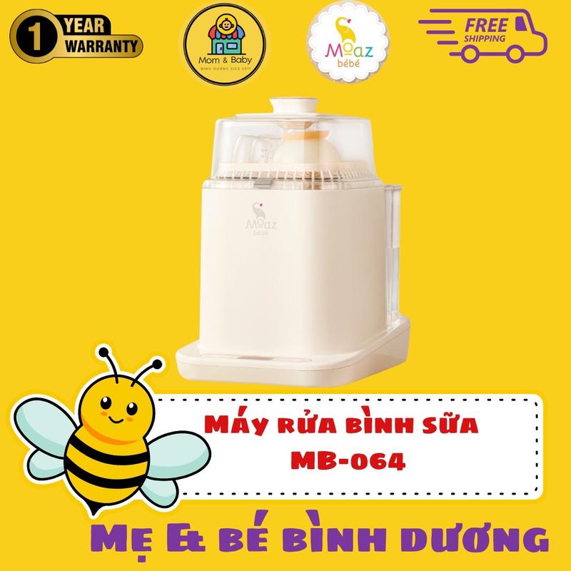 Máy rửa bình sữa Moaz BéBé MB – 064 Máy Tiệt Trùng Cho Bé bản mới 4 tia