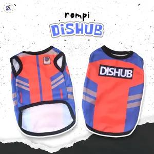 Baju Kucing Anjing Size Jumbo Seragam Rompi DISHUB Murah Untuk Kucing Anjing Kelinci Monyet Anak Kambing