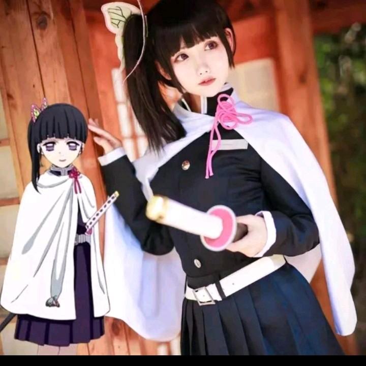 (COD) BAJU COSPLAY KANAO TSUYURI KIMETSU NO YAIBA Virall Wanita Jubah 1
