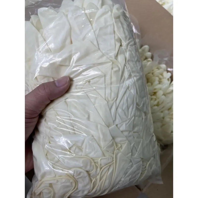 Bịch 1KG găng cao su tay y tế latex tay dài 30cm có bột và không bột 4