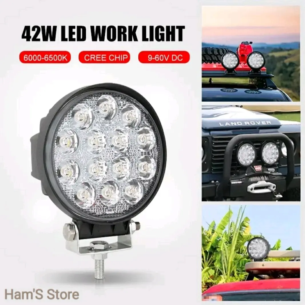 Lampu Tembak LED Kotak dan Bulat Terang Harga Terjangkau
