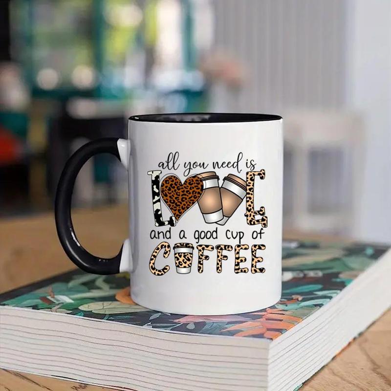 Coffee Letter Pattern Coffee Cup Sticker, 12pcs/set UV DTF Self-adhesive Bottle Wrap, Decorative Sticker for Coffee Cup, Glass Jar, Cup, DIY Decorative Sticker 2