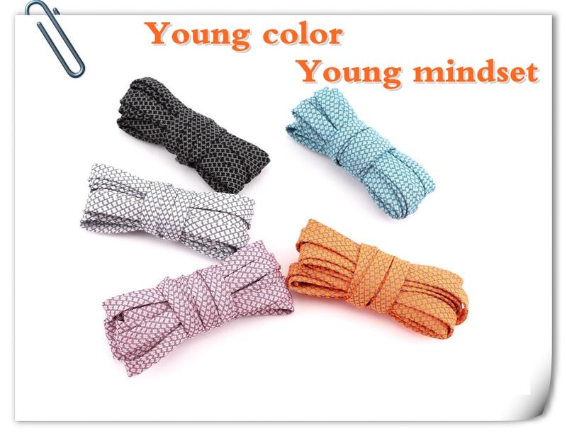 Product Introduction of Colorful Fluorescent Sneaker Shoestrings Sports Shoelace Reflective Flat Shoelaces Running Shoes Lace Adult Children Shoelaces 7