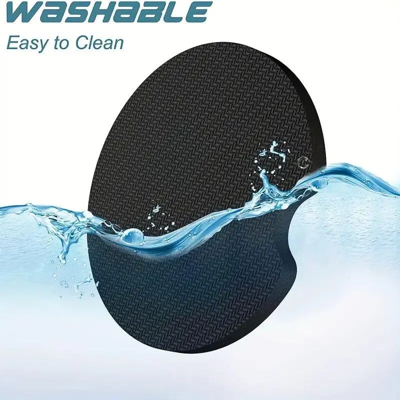 Daisy Pattern Car Coasters, 1 Pair Waterproof Non-slip Car Cup Mat, Car Interior Decoration Accessories, Car Interior Accessory 4