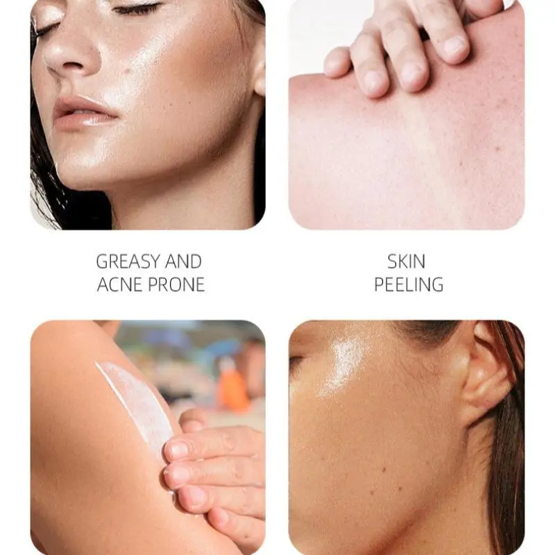 Brightening Sun Cream, Nourishing Highly Protective UV Sunscreen, Summer UV Protecting Sun Care Product for Women & Men, Facial 5