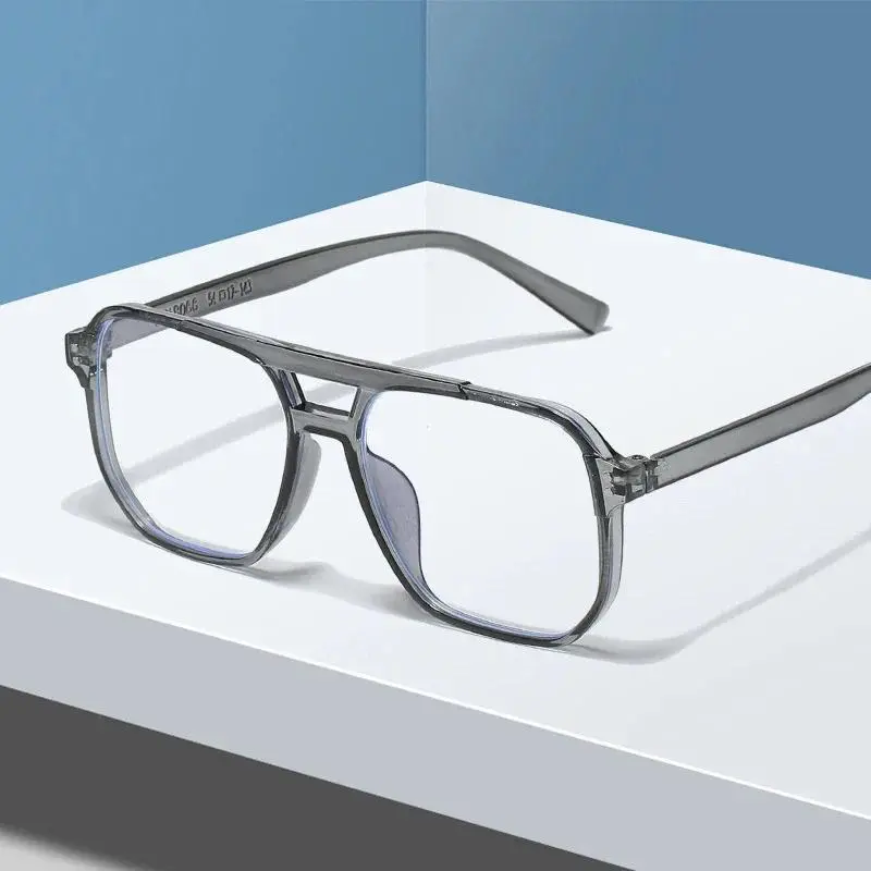 2024 Transparent Computer Glasses Frame Women Men Anti Blue Light Square Eyewear Blocking Glasses Optical Spectacle Gifts