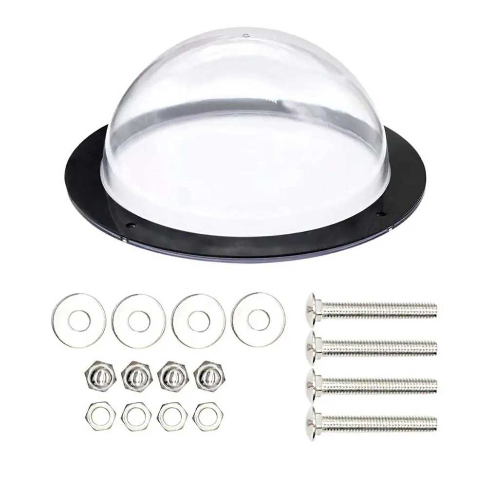 Dog Fence Window Landscape Viewer Reduced Boredom 12 inch View Dome Pet Peek Window for Patio Outdoor Backyard Garden Playground