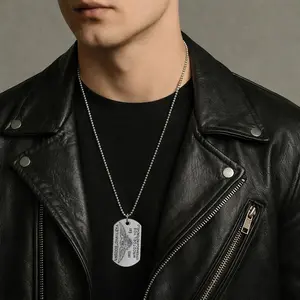 Kalung Titanium Pria Wanita Model Terbaru Anti Karat Anti Luntur Liontin Motorcycle KL-2038
