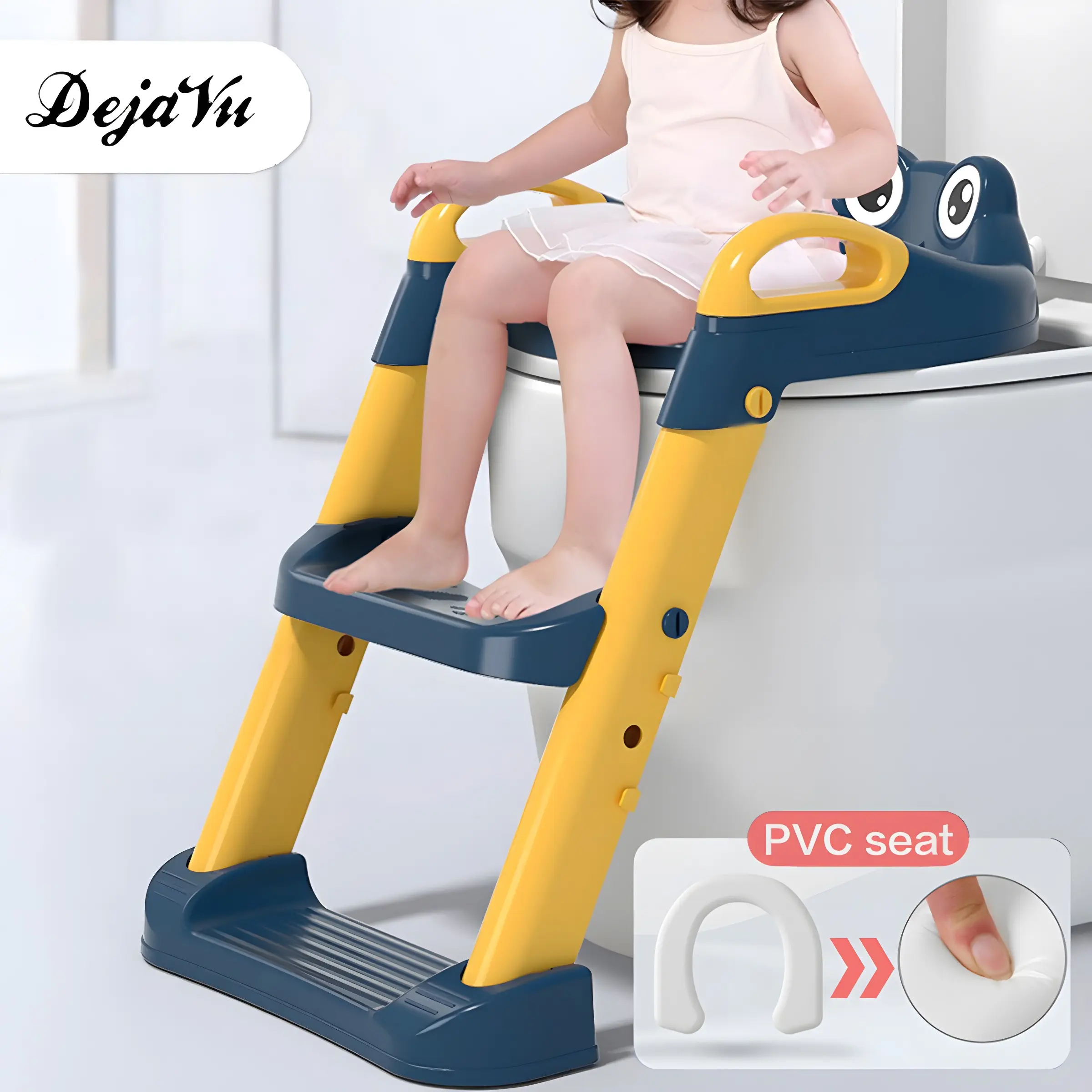 Dejavu Tangga Lipat Toilet Untuk Training Anak Tempat Duduk Pispot Potty Dudukan Toilet Bayi Baby Potty Training Seat&Ladder Potty Trainer Toilet Training Anak HSB788
