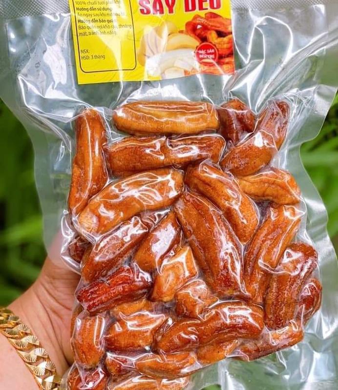 (Món ngon) Chuối cao  dẻo loại 1 Bến Tre 1kg Ăn Vặt Food chuối  phơi khô chuôi sấy