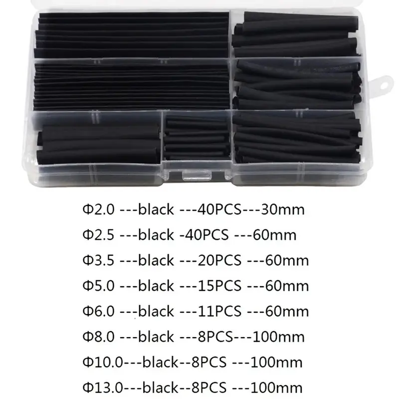 Heat Shrinkable Tube Combo Set, Advanced Heat-shrinkable Tube Assembly, Integrated Pipes & Casings for Home, Electrical Engineering, Maintenance 3