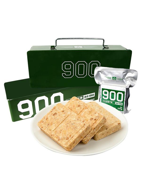 Lương khô Hộp sắt 900 Ba Sao Hộp 1,2 Kg - Lượng đường thấp