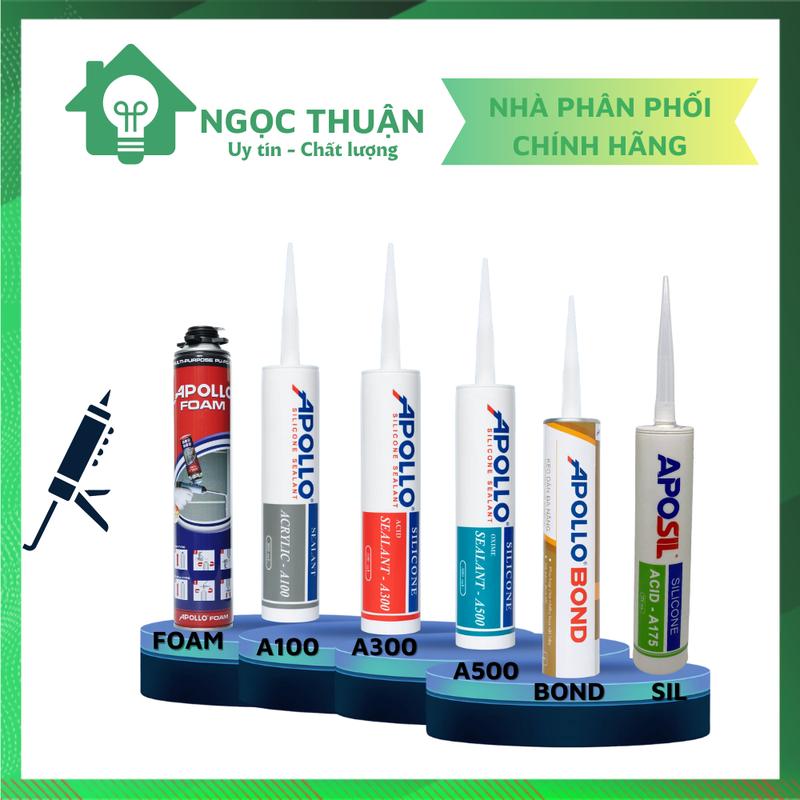 [Chính hãng]  Keo silicone Apollo A100, A300, A500, Apollo Foam, Apollo Bond, Apollo Sil & phụ kiện