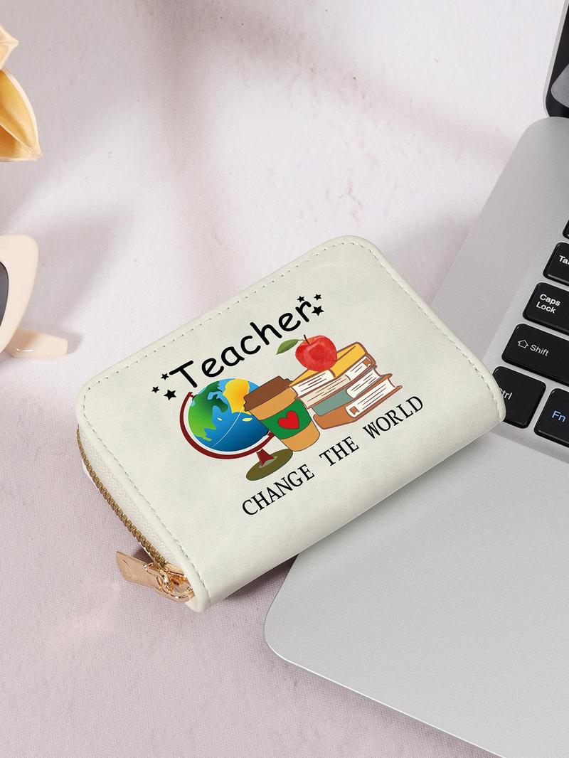 Product Introduction of Cartoon Graphic Pattern Zipper Card Holder for Women, Cute Multi-purpose Card Storage Bag, Fashionable Card Holder for Outdoor, Travel and Back To School Use 7