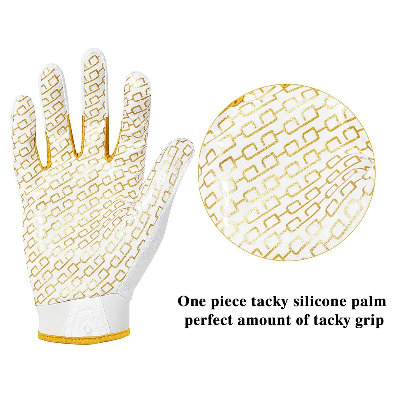 Eid Al-Adha Football Gloves for Adults and Youth (1 Pair), Summer Lightweight and Flexible Sports Baseball Football Accessories, Hand Protection Gloves, 2