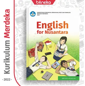 Buku Bahasa Inggris English For Nusantara SMP/MTS Kelas 8 Kurikulum Merdeka Kurmer