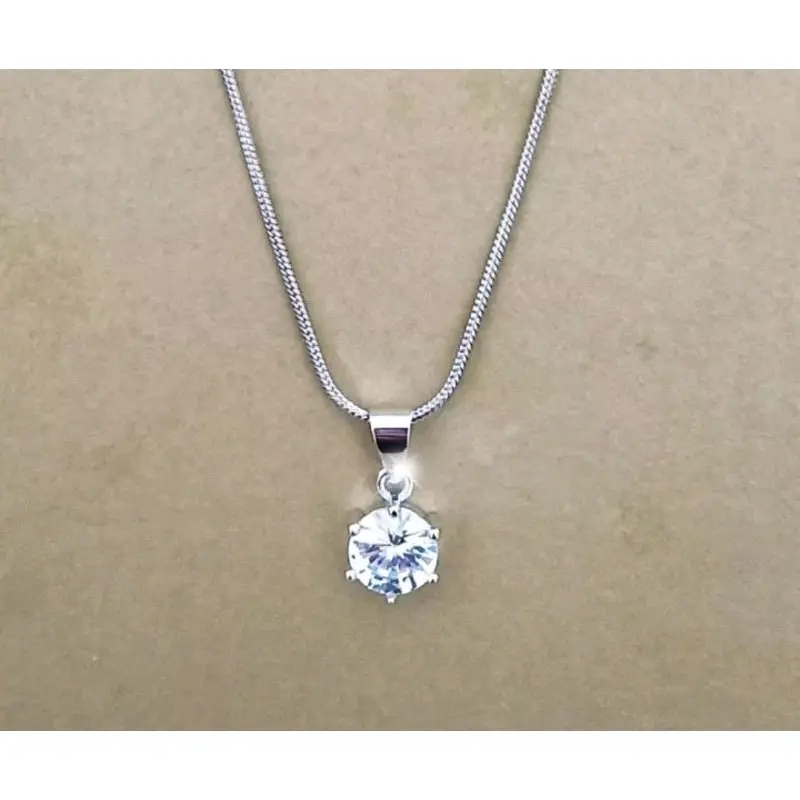 #8 Kalung Permata Belut Halus SILVER & GOLD Titanium