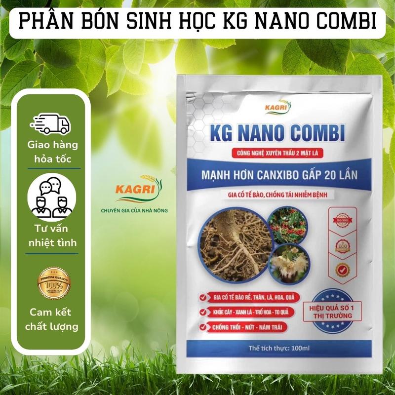 Product Introduction of [KAGRI] Phân bón sinh học KG nano combi 100ml - Gia cố tế bào, chống tái nhiễm bệnh 1