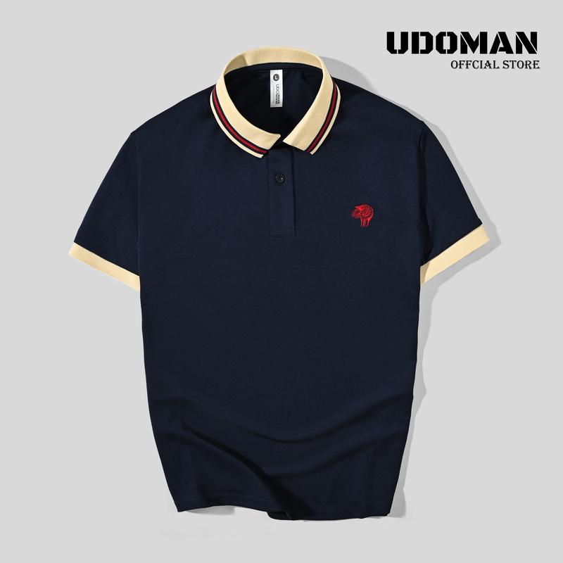 Áo   polo UDOMAN nam nữ xanh cổ be đỏ mã UD.016 Menswear Top